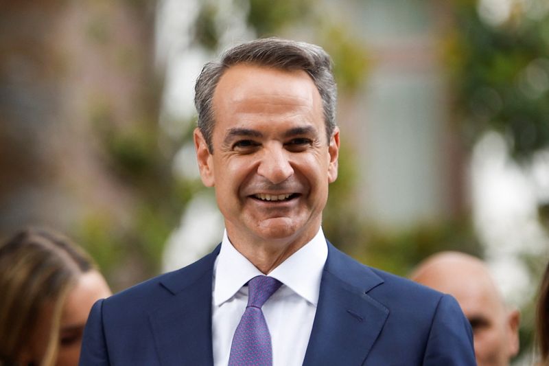 &copy; Reuters. Novo primeiro-ministro da Grécia, Kyriakos Mitsotakis, em Atenas
26/06/2023 REUTERS/Louiza Vradi