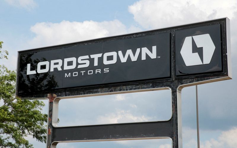 &copy; Reuters. Placa da Lordstown Motors do lado de fora da fábrica de montagem em cidade homônima, em Ohio, EUA
21/06/2021
REUTERS/Rebecca Cook