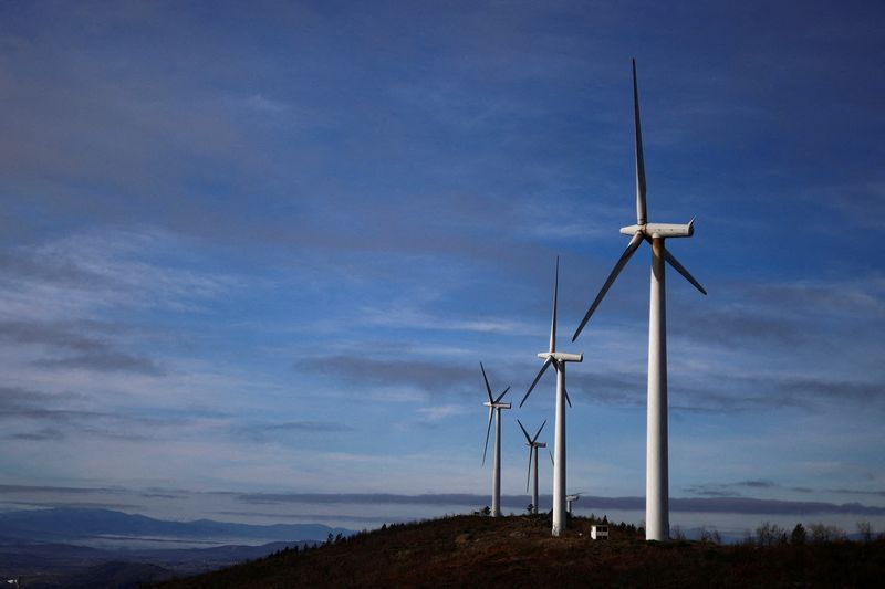 &copy; Reuters. Turbinas eólicas em Sabugal
12/01/2023
REUTERS/Pedro Nunes