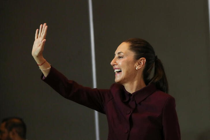 &copy; Reuters. Claudia Sheinbaum na Cidade do México
16/6/2023 REUTERS/Henry Romero