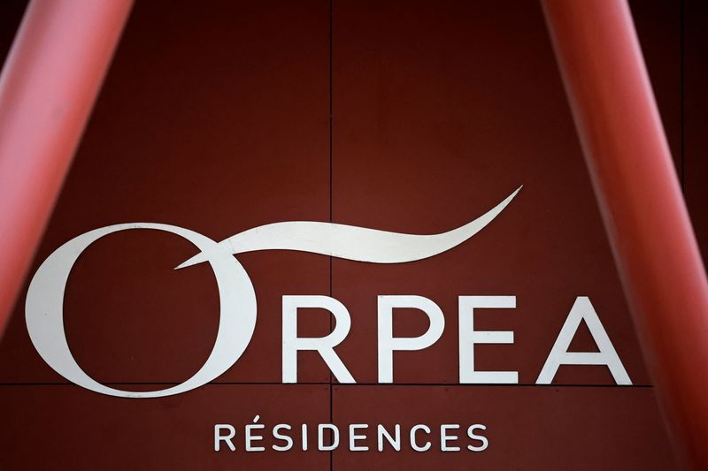 &copy; Reuters. Le logo de la société Orpea à Paris. /Photo prise le 1er février 2023 à Paris, en France/REUTERS/Sarah Meyssonnier