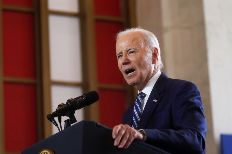 &copy; Reuters. Presidente dos EUA, Joe Biden
28/06/2023
REUTERS/Leah Millis