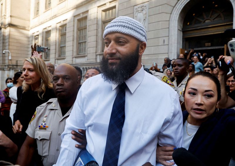 &copy; Reuters. Adnan Syed, whose case was chronicled in the hit podcast "Serial," departs after a judge overturned Syed's 2000 murder conviction and ordered a new trial during a hearing at the Baltimore City Circuit Courthouse in Baltimore, Maryland, U.S., September 19,