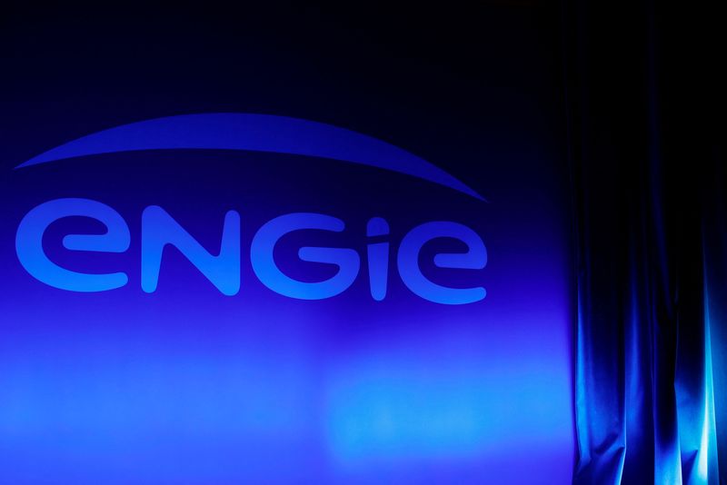 &copy; Reuters. Le logo d'Engie est visible lors de l'assemblée générale annuelle des actionnaires de la société à Paris, en France. /Photo prise le 26 avril 2023/REUTERS/Sarah Meyssonnier