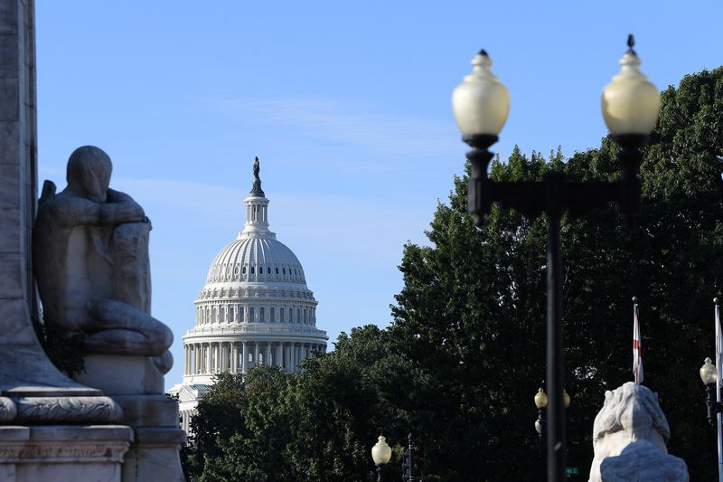 &copy; Reuters. A general view shows The U.S. Capitol in Washington, U.S., September 27, 2022. REUTERS/Mary F. Calvert/File photo