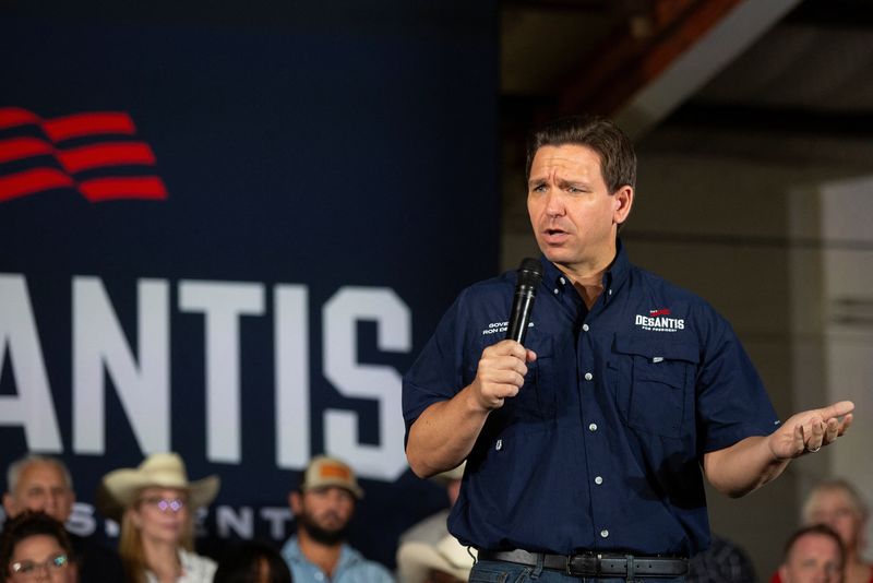 &copy; Reuters. Governador da Flórida, Ron DeSantis 
26/06/2023
REUTERS/Kaylee Greenlee Beal