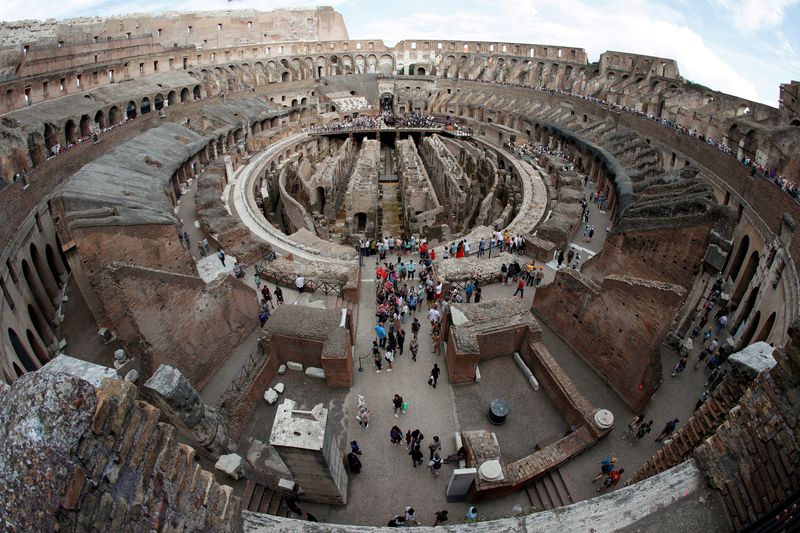 &copy; Reuters. Vista do Coliseu em Roma
30/05/2023 REUTERS/Remo Casilli