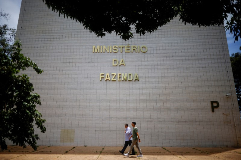 © Reuters. Prédio do Ministério da Fazenda, em Brasília
14/02/2023
REUTERS/Adriano Machado