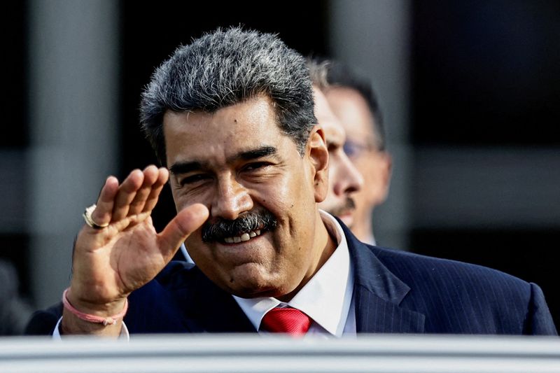 &copy; Reuters. FILE PHOTO: Venezuela's President Nicolas Maduro leaves Itamaraty Palace after a meeting with Brazil's President Luiz Inacio Lula da Silva, in Brasilia, Brazil, May 29, 2023. REUTERS/Ueslei Marcelino/File Photo