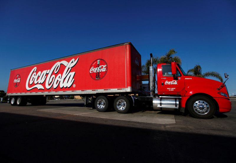 &copy; Reuters. Caminhão da Coca-Cola na Califórnia, EUA
20/3/2012 REUTERS/ Mike Blake/Arquivo