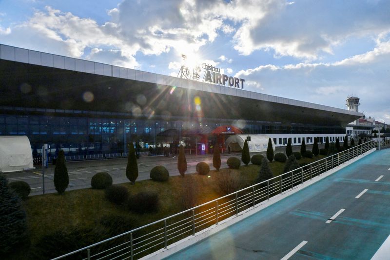 &copy; Reuters. Vista exterior do Aeroporto Internacional de Chisinau, em Chisinau, Moldávia
14/02/2023
Inquam Photos/Andrei Mardari via REUTERS 