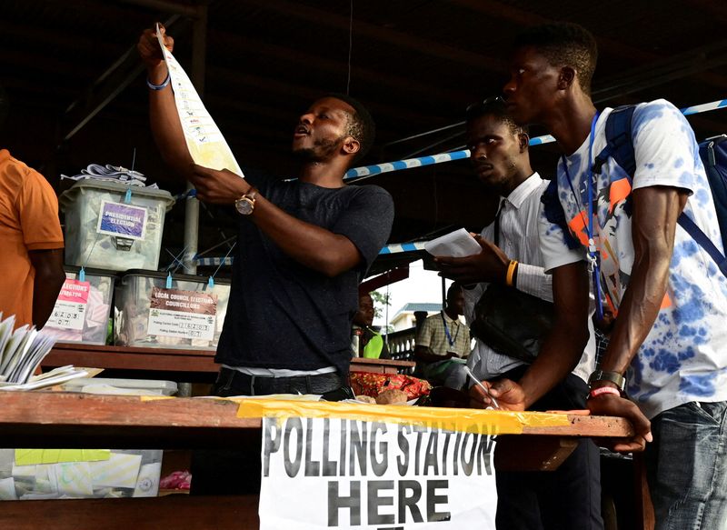 Sierra Leone's main opposition party demands rerun of general election