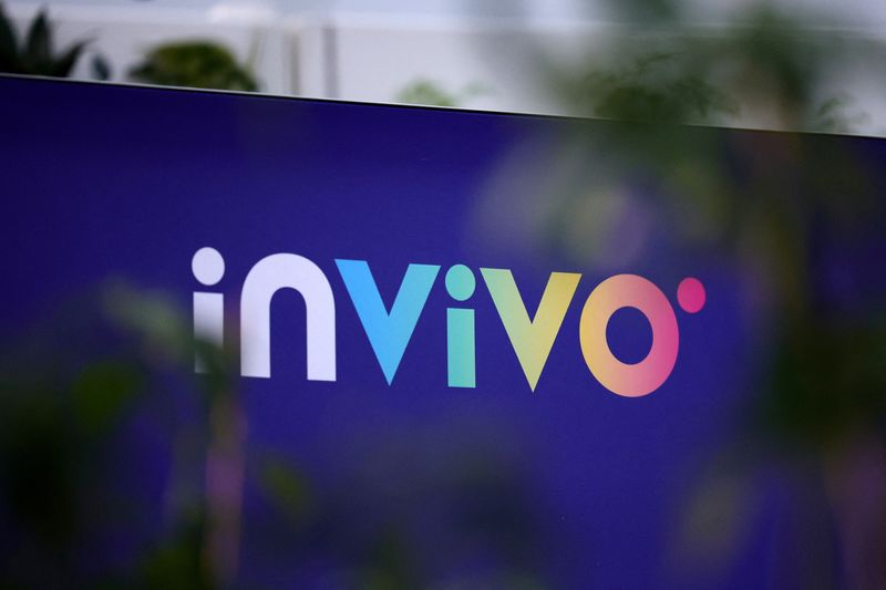 &copy; Reuters. FILE PHOTO: The logo of InVivo is seen at the company's headquarters in Paris, France, December 9, 2021. REUTERS/Sarah Meyssonnier/File Photo