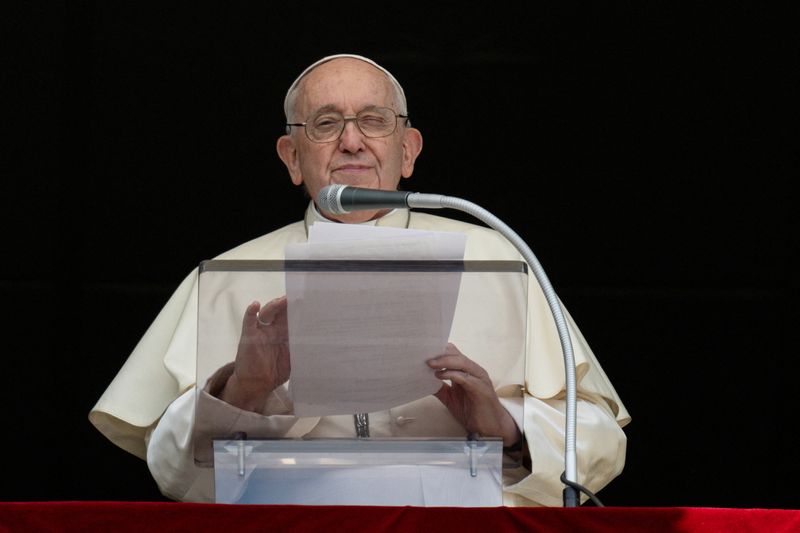 &copy; Reuters. Papa Francisco no Vaticano
 2/7/2023   REUTERS/Divulgação