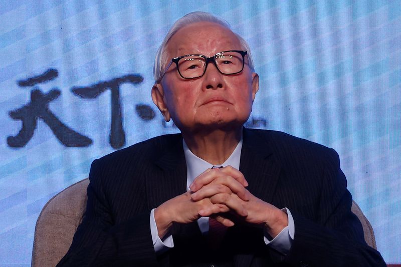 &copy; Reuters. FILE PHOTO: Morris Chang, the founder of the Taiwan Semiconductor Manufacturing Company (TSMC), attends a Chip War book event in Taipei, Taiwan March 16, 2023. REUTERS/Ann Wang/File Photo