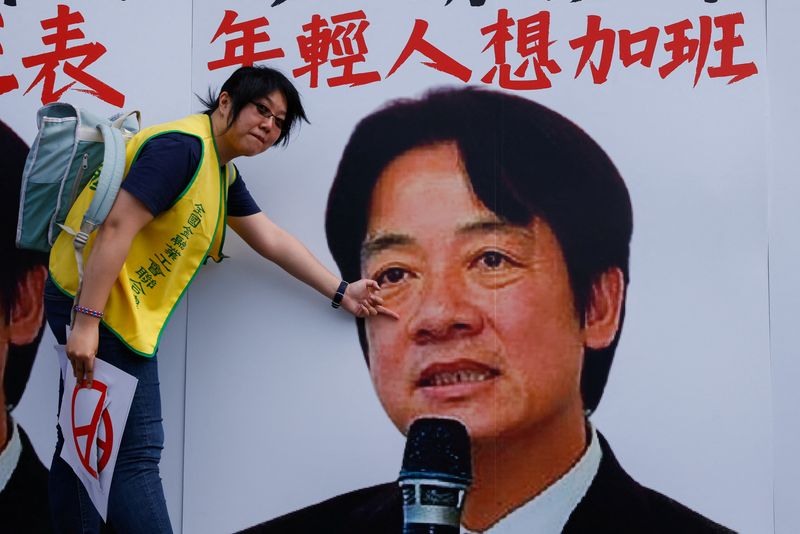 &copy; Reuters. 　７月５日、２０２４年１月の台湾総統選に出馬を表明している与党・民主進歩党（民進党）の頼清徳・副総統は、米紙ウォール・ストリート・ジャーナル（ＷＳＪ）への寄稿で、総統選で