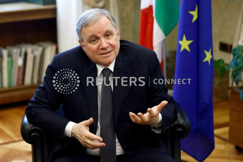 &copy; Reuters. Membro do Conselho do BCE, Ignazio Visco
31/05/2021. REUTERS/Guglielmo Mangiapane/File Photo