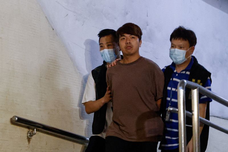 Hong Kong police arrest four men accused of aiding overseas activists