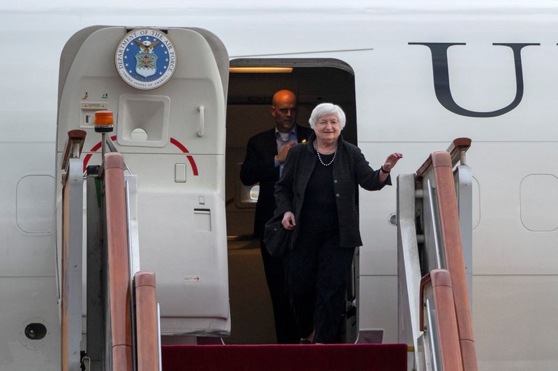 Janet Yellen entame sa visite de quatre jours en Chine