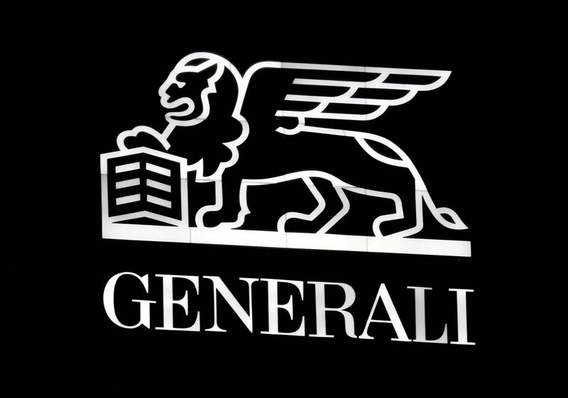 &copy; Reuters. FILE PHOTO: Italian insurer Generali's logo is seen on the company's building in Milan, Italy November 5, 2018.  REUTERS/Stefano Rellandini/File Photo