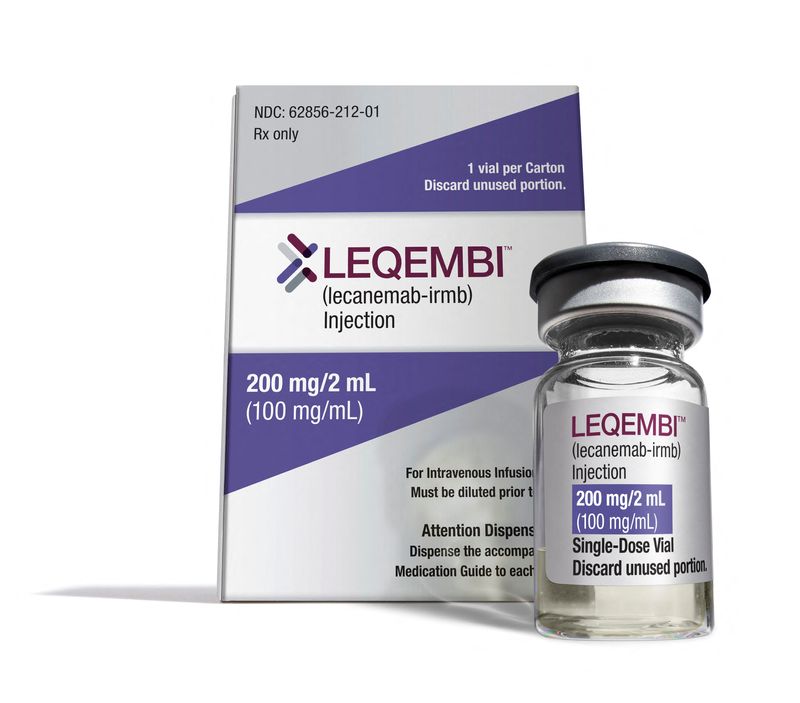 &copy; Reuters. FILE PHOTO: The Alzheimer's drug LEQEMBI is seen in this undated handout image obtained by Reuters on January 20, 2023. Eisai/Handout via REUTERS/File Photo