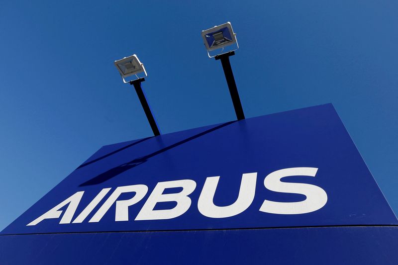 &copy; Reuters. Logo da Airbus em Toulouse, França
20/3/2019 REUTERS/Régis Duvignau