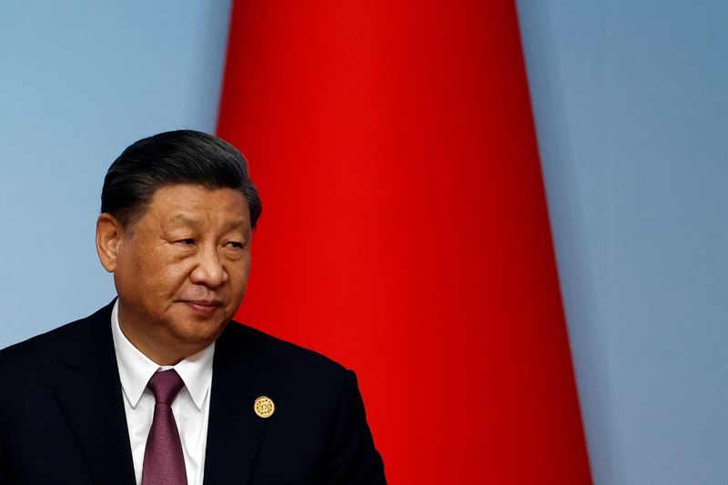 &copy; Reuters. Presidente da China Xi Jinping em Xian
 19/5/2023   REUTERS/Florence Lo