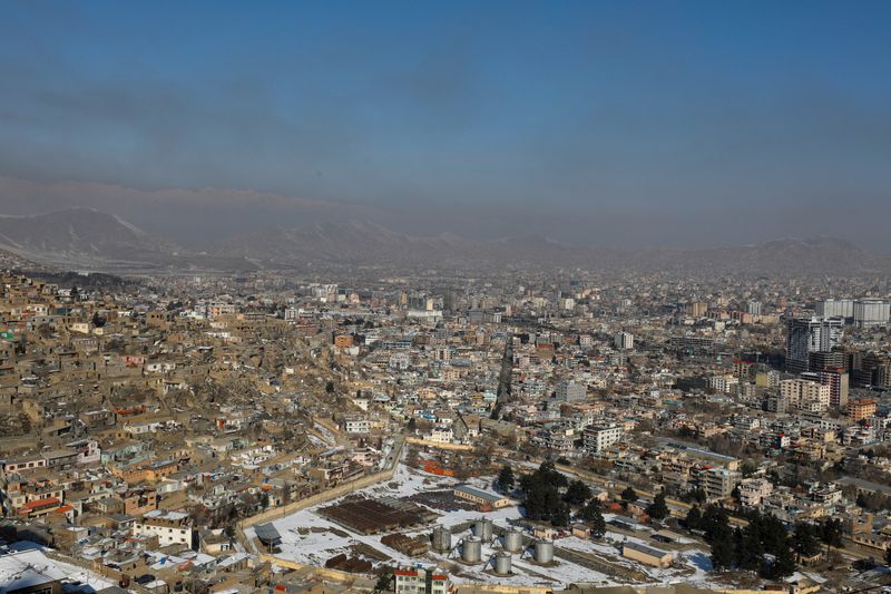 &copy; Reuters. مشهد عام للعاصمة الأفغانية كابول يوم 25 يناير كانون الثاني 2023. تصوير: علي خارا - رويترز.