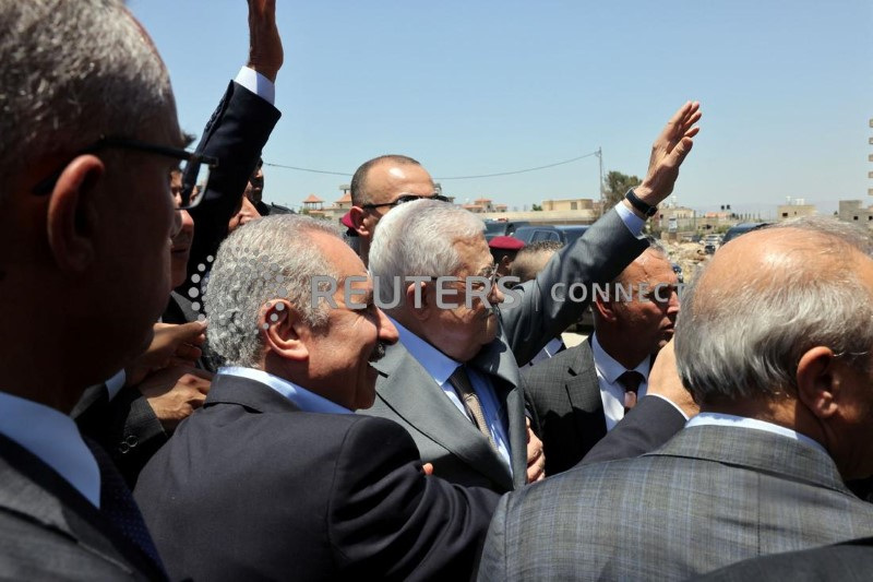 &copy; Reuters. Presidente palestino Abbas visita Jenin 
 12/7/2023  Divulgação via REUTERS