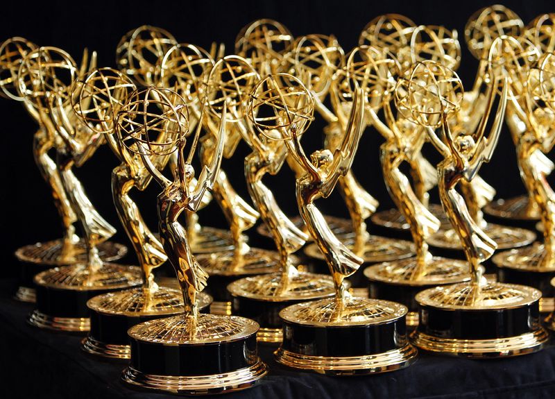 &copy; Reuters. Foto de archivo de estatuillas de los premios Emmy en Los Angeles, California 
Ago 29, 2010.   REUTERS/Danny Moloshok/

