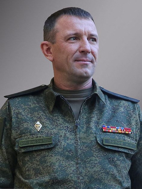 &copy; Reuters. FILE PHOTO: Major General Ivan Popov, who commanded Russia's 58th Combined Arms Army, is seen in this image released on June 9, 2023.  Russian Defence Ministry/Handout via REUTERS/File Photo