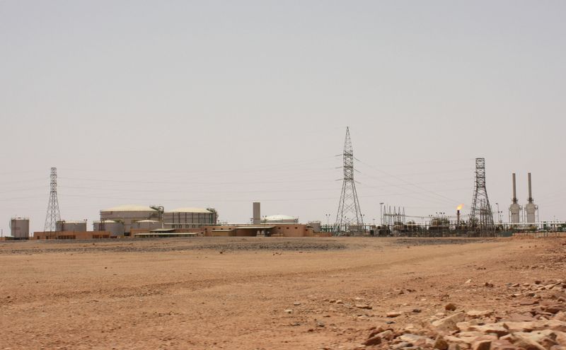 &copy; Reuters. FOTO DE ARCHIVO: Una vista muestra el campo petrolero El Feel cerca de Murzuq, Libia. 6 de julio, 2017. REUTERS/Aidan Lewis
