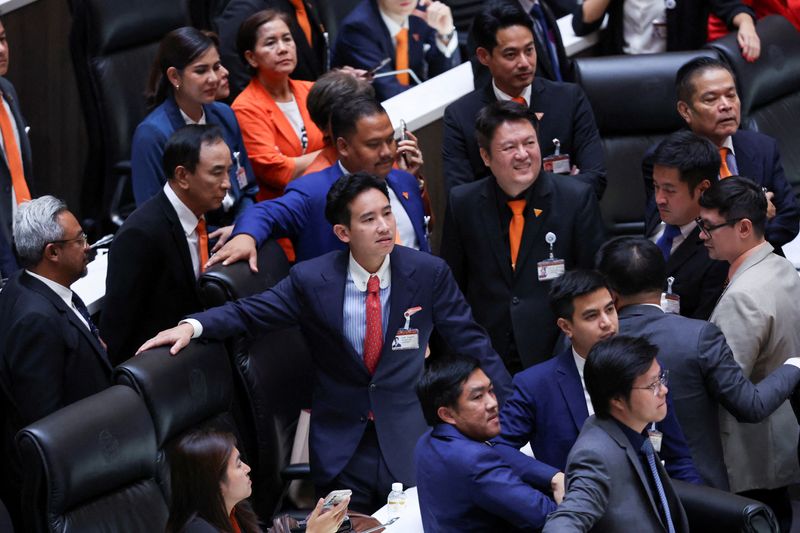 Thailand's Move Forward seek to curb Senate powers after loss in PM vote