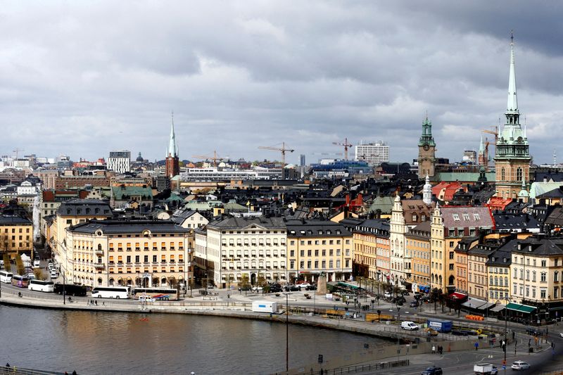 &copy; Reuters. A general view of Stockholm, Sweden, May 8, 2017. REUTERS/Ints Kalnins/File Photo