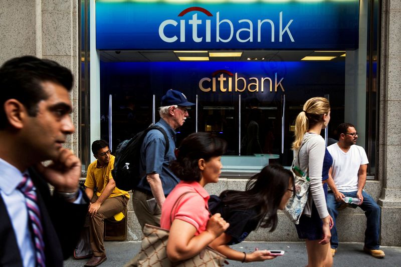 &copy; Reuters. Foto de archivo del logo del Citibank en una sede del banco en Nueva York 
Jul 14, 2014.  REUTERS/Lucas Jackson/ 