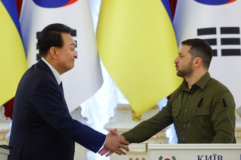 South Korea's Yoon pledges more military supplies, aid to Ukraine