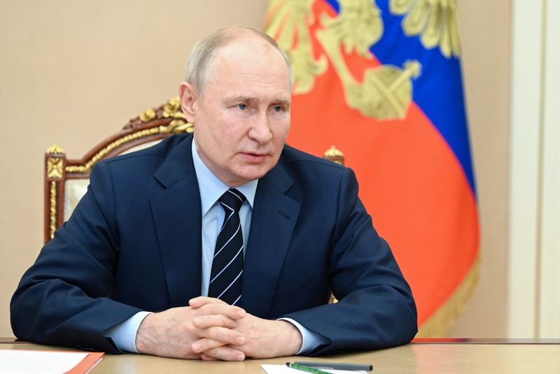 Putin says Russia has stockpiled cluster bombs and will use them in Ukraine if it has to
