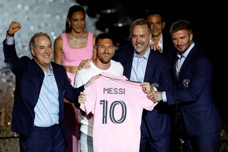 &copy; Reuters. Lionel Messi é apresentado no Inter Miami
 16/7/2023     REUTERS/Marco Bello