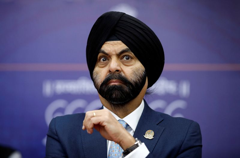 &copy; Reuters. World Bank President Ajay Banga looks on after his visit to Vidya Samiksha Kendra at Gandhinagar, India, July 16, 2023. REUTERS/Amit Dave