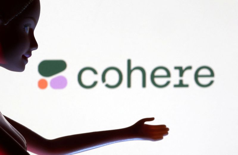 &copy; Reuters. Cohere logo is seen in this illustration taken March 31, 2023. REUTERS/Dado Ruvic/Illustration