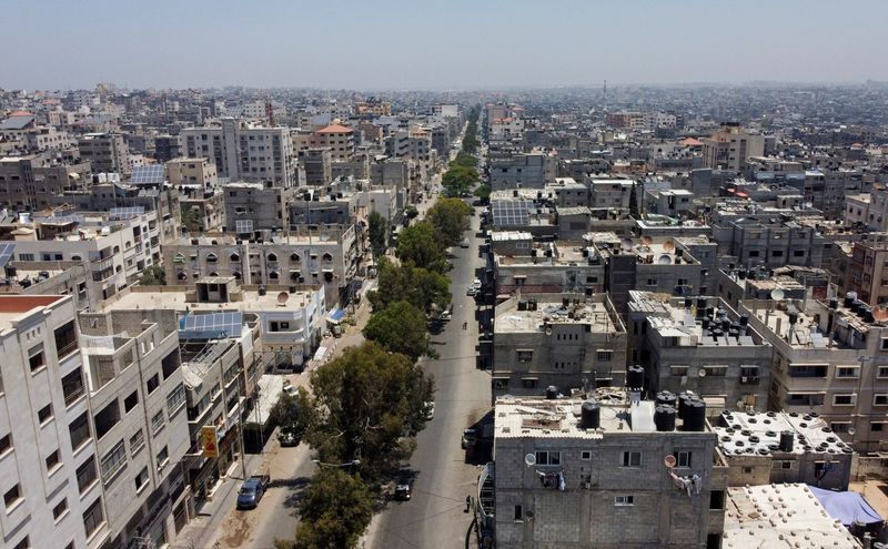 &copy; Reuters. منظر عام لمدينة غزة يوم 16 يوليو تموز 2023. تصوير: محمد سالم - رويترز.
