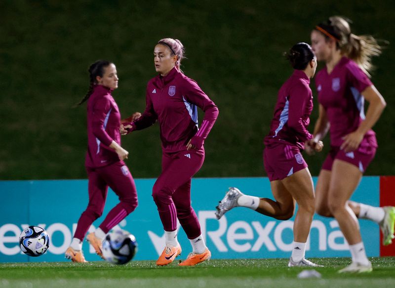 © Reuters. Alexia Putellas durante treino da Espanha
 20/7/2023    REUTERS/Amanda Perobelli