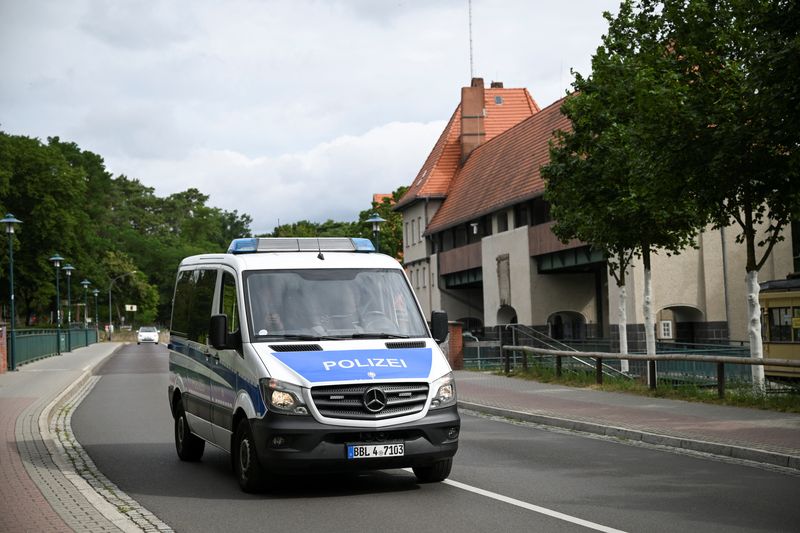 &copy; Reuters. Carro da polícia de Berlim
20/07/2023
REUTERS/Annegret Hilse