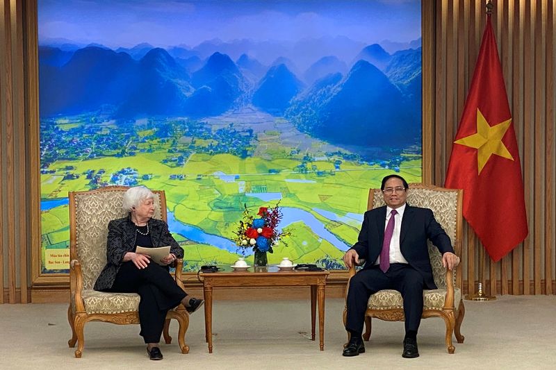 US Treasury's Yellen sees Vietnam as key partner in 'friendshoring' supply chains