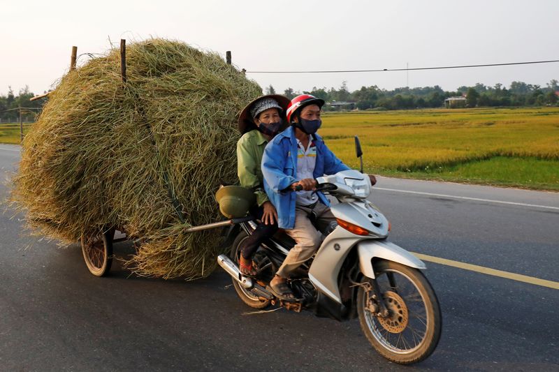 &copy; Reuters. ベトナムは２１日、インドのコメ輸出規制を受け、国内の生産団体に十分な供給と備蓄の確保を指示した。２０２０年５月撮影（２０２３年　ロイター/Kham/File Photo）