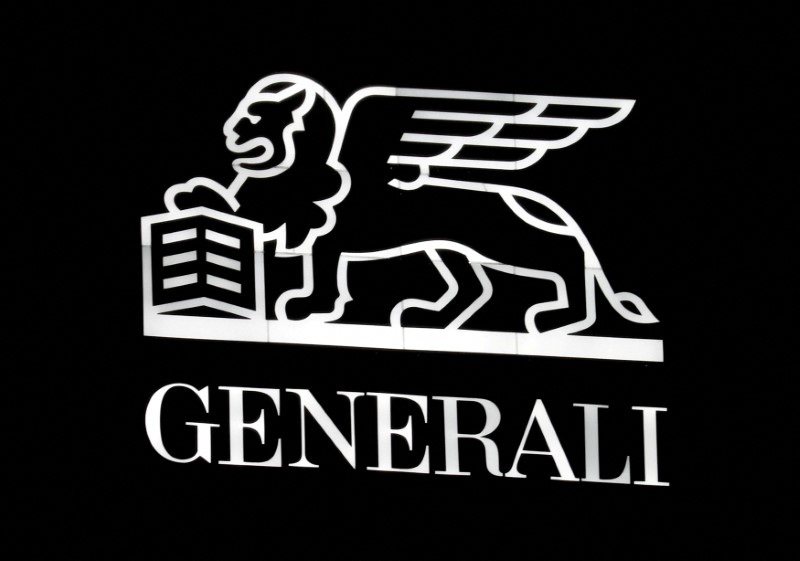 &copy; Reuters. Il logo di Generali è visibile nel quartiere CityLife di Milano, Italia, 5 novembre 2018.  REUTERS/Stefano Rellandini/File Photo