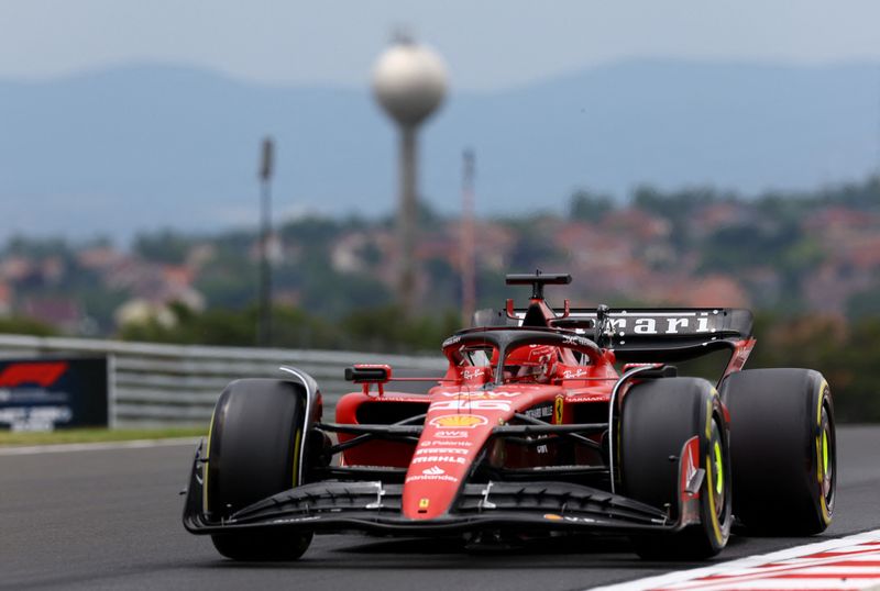 Leclerc lidera treino livre para GP da Hungria de F1; Pérez sofre acidente  Por Reuters