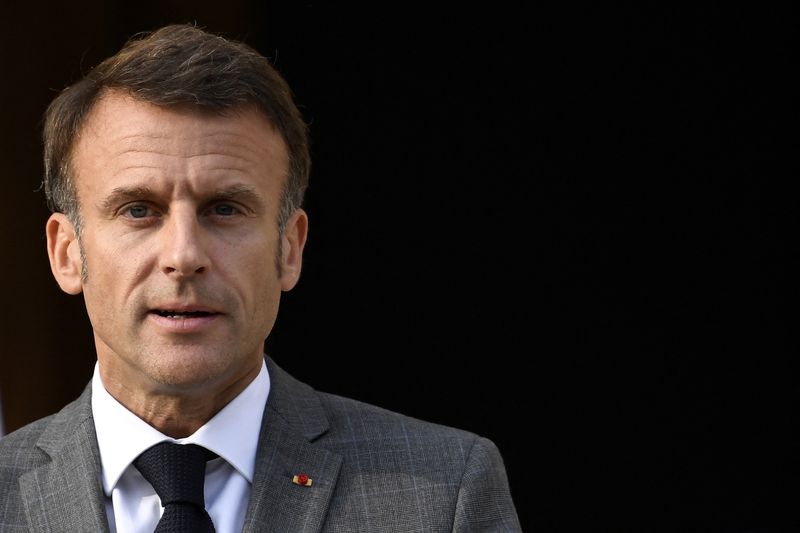 &copy; Reuters. Photo du président français, Emmanuel Macron. /Photo prise le 21 juillet 2023 à Paris, France/REUTERS/JULIEN DE ROSA