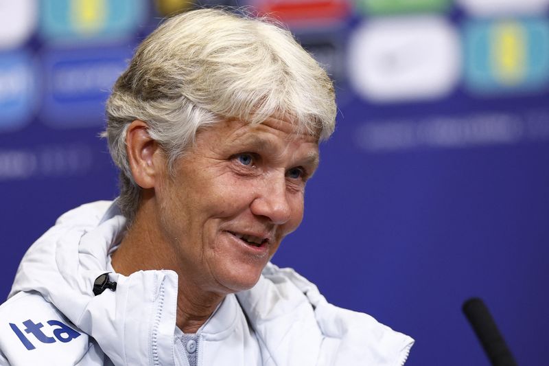 &copy; Reuters. Técnica da seleção brasileira feminina Pia Sundhage 
05/04/2023
Reuters/Andrew Boyers/File Photo