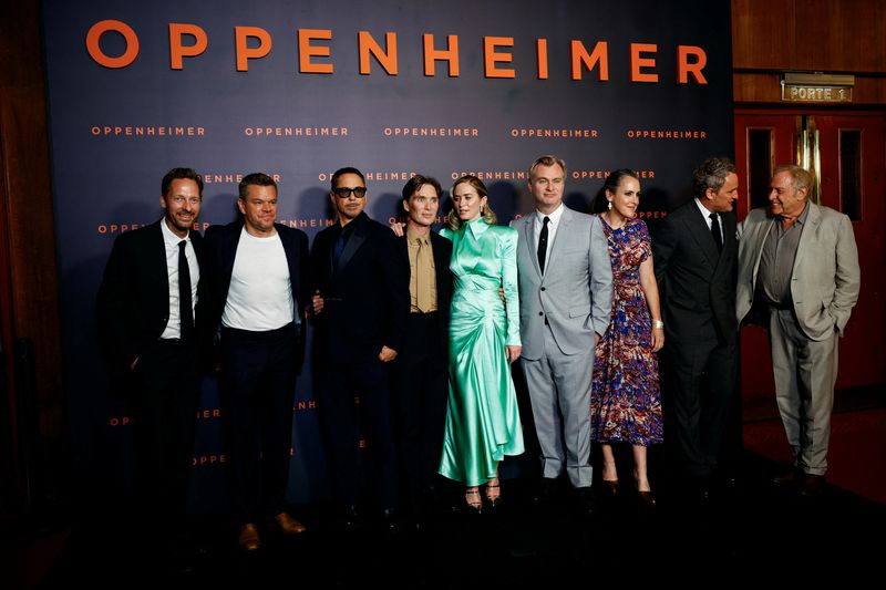 &copy; Reuters. Exibição do filme "Oppenheimer" em Paris
 11/7/2023    REUTERS/Sarah Meyssonnier